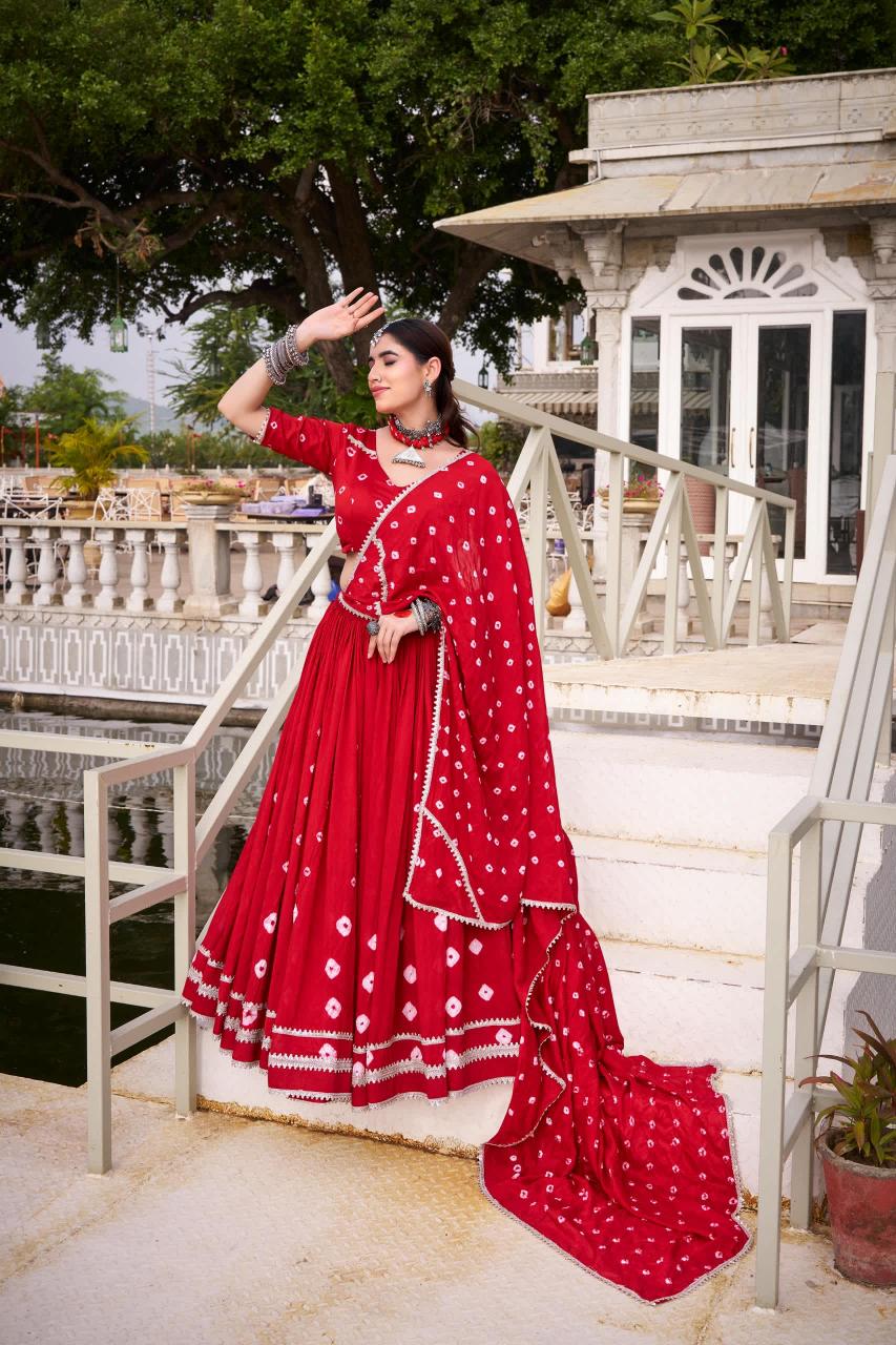 Red Bridal lehenga choli in Ranchi